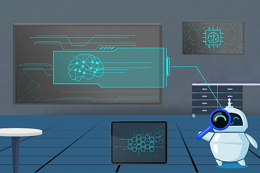 FIND is a new benchmark suite for evaluating automated interpretability methods in neural networks, featuring functions that mimic real-world network components and their complexities. It also presents a novel interactive method using automated interpretability agents (Credits: Alex Shipps/MIT CSAIL).